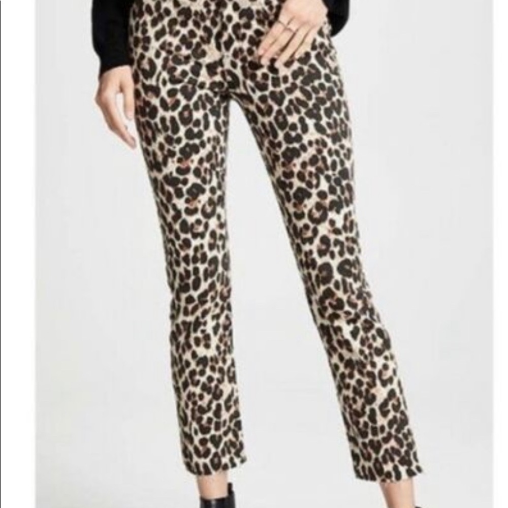 Paige Collette Cropped Leather Jeans